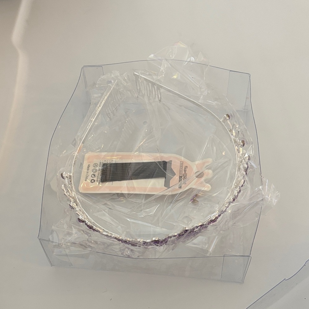 Elegant Purple Tiara Hair Accessory - Picture 9 of 9